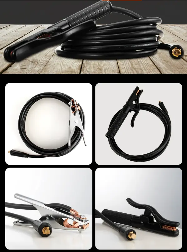 Cable de soldadura Superflex PVC Cooper 1/0 2/0 3/0 AWG Cable de soldadura conductor de cobre