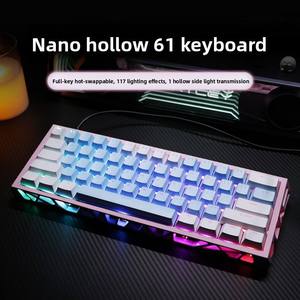 Teclado para Juegos Oyun Klavyeleri en Stock, Cómodo, Ligero, 61 Teclas, Ergonómico, Mecánico, con Cable - Product Image 5