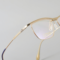 Montures de lunettes pliables en titane massif, motif Pixiu Dragon Diamant, légères, durables, portables, pour usage quotidien – Grande Vente
