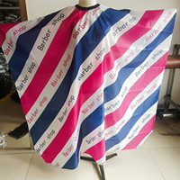 Capa de Peluquería Personalizada de Poliéster Premium, Nueva Capa de Barbero de Tela Pongee a la Moda para Peluquería, Popular para Cortar el Cabello, 160x140cm