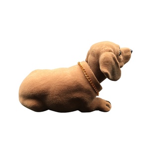 Haute Simulation secouant la tête Bobble tête teckel jouet hochant la tête <span class=keywords><strong>chien</strong></span> tableau de bord décor pour <span class=keywords><strong>voiture</strong></span> et bureau cadeaux uniques - Product Image 2