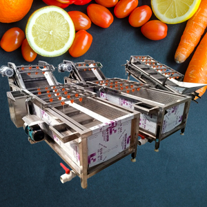 High Output Automatic <b>Vegetables</b> and <b>Fruits</b> Washing <b>Machine</b> Brush Roller <b>Vegetable</b> Washing <b>Machine</b> Made in China - Product Image 6