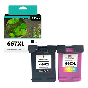 667XL 667 XL Premium <span class=keywords><strong>Cartuchos</strong></span> Cartucho de tinta remanufacturado para HP667 para <span class=keywords><strong>HP</strong></span> Cartucho Deskjet 1275 <span class=keywords><strong>2374</strong></span> 2375 Impresora - Product Image 4