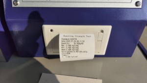 Многослойная алюминиевая фольга картонная и картонная ткань цифровой измеритель прочности разрыва и плоскости для бумаги - Product Image 4