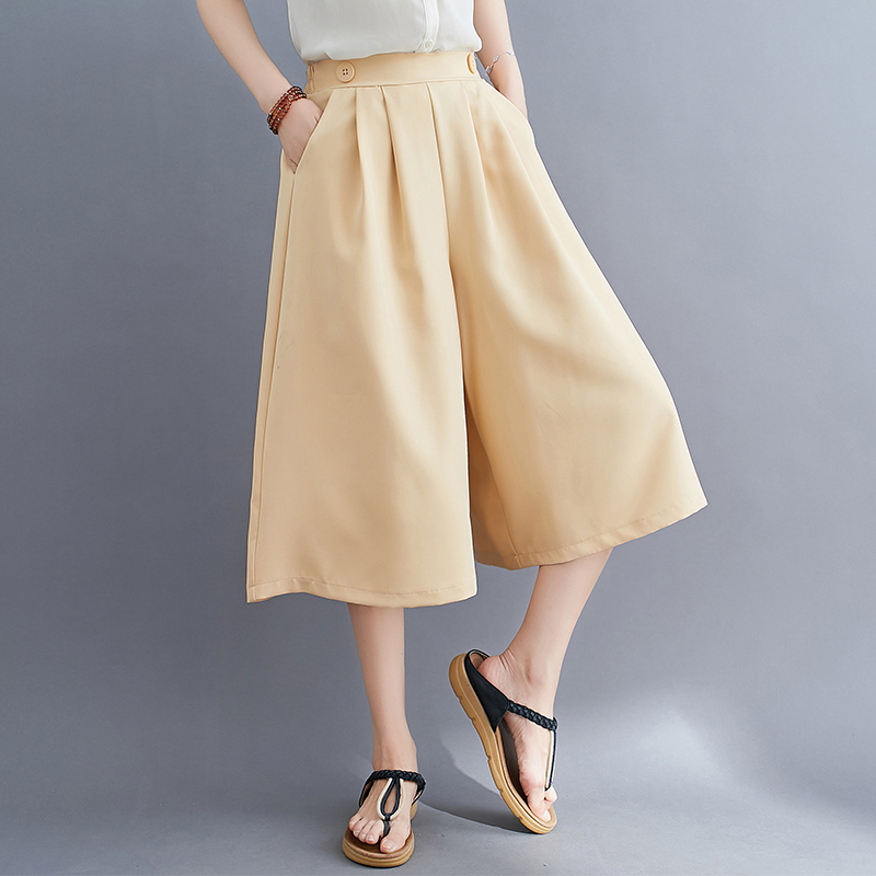 knee length dresses for ladies Bleusalt The Culottes | Stone