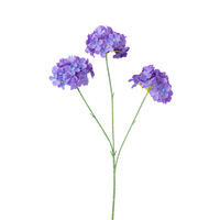 Bunga Hydrangea Buatan dari Kain Sutra Berwarna Gradasi untuk Dekorasi Lanskap Balkon Halaman Luar Ruangan Piknik