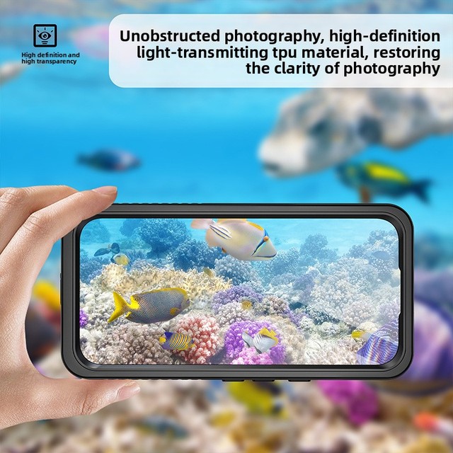 For Google Pixel 9 Pro XL 10 Pro XL 11 Pro XL Transparent IP68 Waterproof Phone Case Full Sealed Water Resistant Shell
