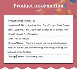 Té Herbal para la Fertilidad Femenina con Rosa y Jengibre, Bebida Saludable para la Fertilidad Femenina, <span class=keywords><strong>Comprar</strong></span> Té para el Útero con Bayas - Product Image 5