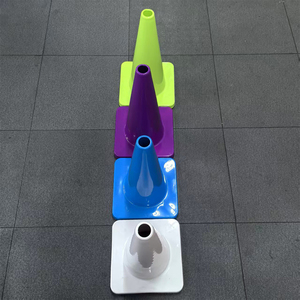 Giao Hàng Nhanh Chóng Bền PVC Phản Quang Đàn Hồi Đường Cone 12 18 28 36 Inch An Toàn Đường An Toàn Cone Va Chạm Giao Thông Cone - Product Image 6