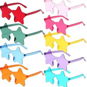 Popular Colorful Star Shaped Novelty <b>Sunglasses</b> Party Favor Glasses for Kids Birthday Festival Event - Product Image 1