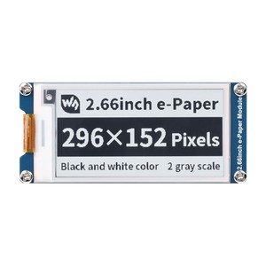 Module d'affichage E-Paper E-Ink 296x152, 2,66 pouces, noir/blanc - Product Image 1