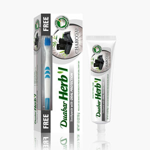 <span class=keywords><strong>Pasta</strong></span> Dental de Carbón Vegetal Herbal con Menta <span class=keywords><strong>Fresca</strong></span> de 150g <span class=keywords><strong>al</strong></span> por Mayor con Cepillo de Dientes Blanqueador y Antibacteriano para Dientes Sensibles Marca OEM - Product Image 1