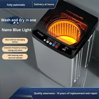 Lave-linge électrique automatique 7,1-8,0 kg, domestique, à haut rendement énergétique (classe 3), autoportant, avec boîtier en plastique, séchage rapide, idéal pour la location
