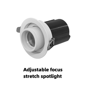 Projecteur à Faisceau Réglable Design Populaire, Dimmable, Pliable, Rétractable, Montage Encastré, <span class=keywords><strong>220V</strong></span> 10W 12W pour Utilisation Multi-Scènes - Product Image 1