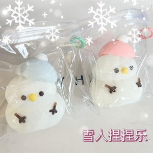 Hot Selling Mini Mochi Christmas <b>Squishy</b> Toys Cute Fidget TPR Festival Squishies Stress Reliever Anxiety Toys Made Plastic - Product Image 2