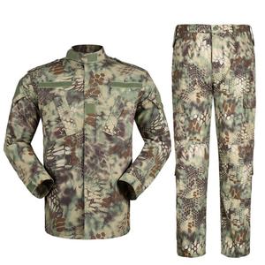 Conjunto de Ropa de Caza Táctica Militar de Camuflaje BDU para Exteriores, Uniforme de Camuflaje de Serpiente - Product Image 6