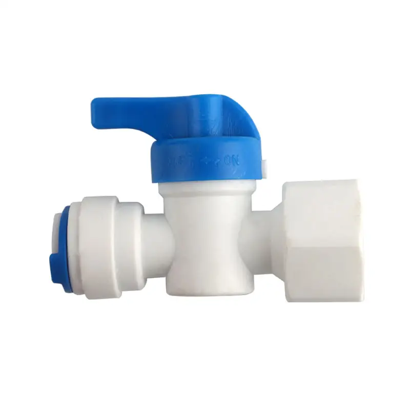 1/2" Internal thread to 3/8" Tube Straight Quick connect Ball Valve Female joint Aquarium RO Water Filter Water Purifier switch