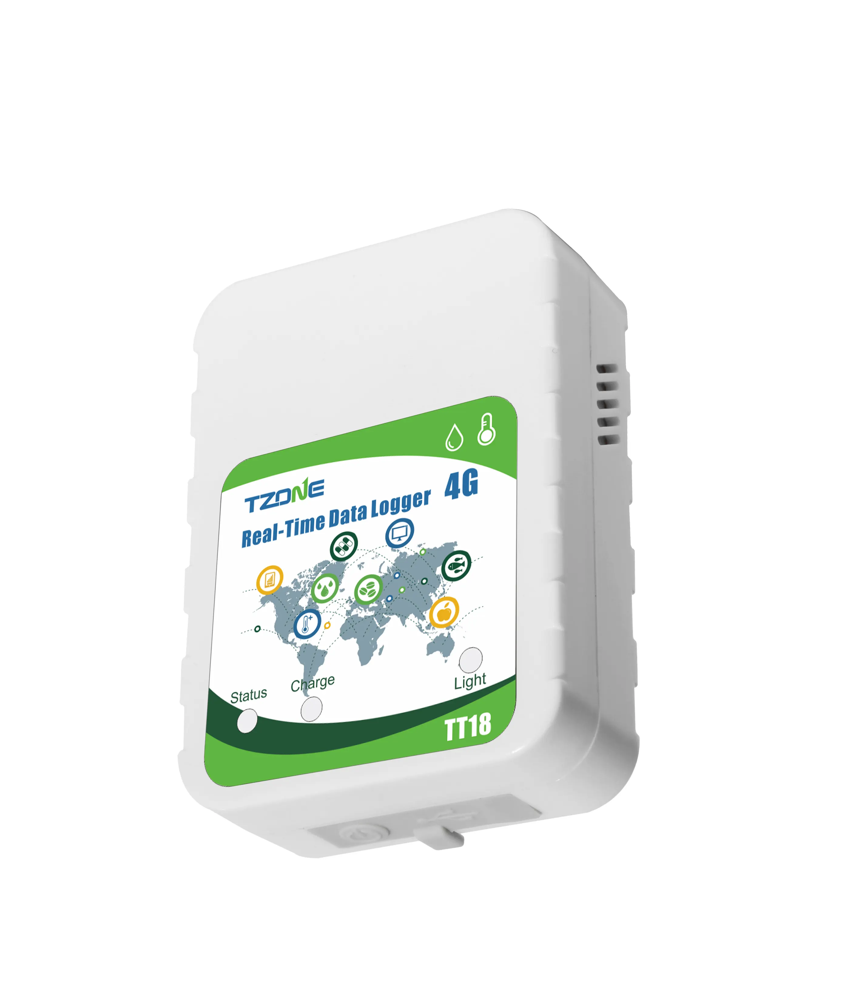 4G/5G/GSM/CAT-M1/NB-IOT/ long standby time real-time temperature monitor cold chain tracker with GPS location