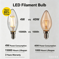Ampoule G45 à économie d'énergie E26/E27, guirlande lumineuse d'ambiance étanche en PC LED avec télécommande, lampe solaire à intensité variable, best-seller