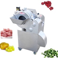Automatische Fruitsnijmachine Groenteaardappelen Snijmachine Wortelui Tomaat Mango Kubus Snijmachine