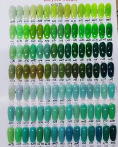 사용자 정의 로고 2 1 조각 확장 Coloful 분말 클리어 누드 디핑 네일 아크릴 분말 손톱 커버 아크릴 분말 500 + 색상 - Product Image 6