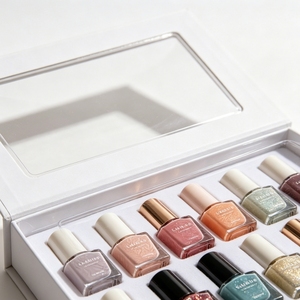 Luxury Empty Gel Nail Polish Packaging Box Set, Magnetic Gift Box for Nail Care Bottle Paper Packaging - Product Image 2