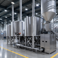 Cuve de Fermentation de Bière en Acier Inoxydable HG 10000L avec Contrôle Automatique Garantie 6 Ans