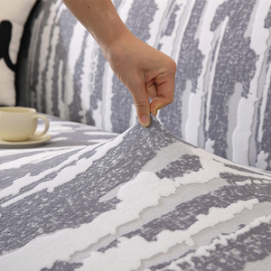Housse de <span class=keywords><strong>canapé</strong></span> extensible en velours jacquard, anti-griffures pour animaux, protection complète des meubles - Product Image 6