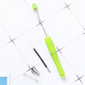 Colorful Plastic Bead Pens-Portable Silk Screen Printed Fun <b>Creative</b> Cute Ballpoint Pens for Students and Promotional <b>Gifts</b> - Product Image 4