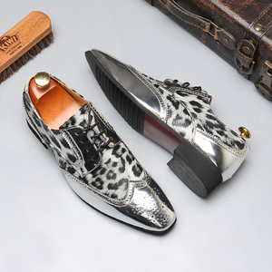 Zapatos Casuales de Negocios de Cuero de Alta Calidad para Hombre, Zapatos de Vestir Formales con Punta Tallada, Zapatos Oxford de Cuero para Hombre - Product Image 3