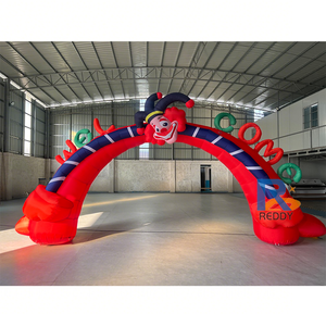 Quảng cáo ngoài trời <span class=keywords><strong>Inflatable</strong></span> lối vào cổng tò vò đôi chân đua bắt đầu kết thúc dòng cổng bóng vòm cho tổ chức sự kiện - Product Image 6