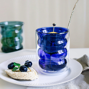Taza de té de leche colorida de estilo creativo, taza de oruga en espiral de doble pared, taza para beber jugo de café resistente al calor - Product Image 6