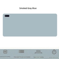 Tapis de souris chauffant réglable avec protection contre la surchauffe, imperméable, pour l'hiver, bureau, chaleur, cuir, lavable, maison