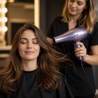 Sèche-cheveux électrique professionnel à moteur AC 3000W en plastique pour usage domestique et hôtelier