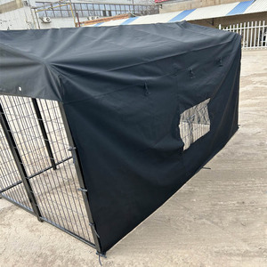 Großer Hundezwinger für den Außenbereich mit 12 Paneelen und Dachabdeckung, Hundegehege, Haustierkäfig, geschweißter Drahtzwinger, Hundehaus, Auslauf, Laufstall - Product Image 6