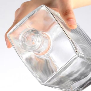 Biểu Tượng Tùy Chỉnh 500Ml Rỗng Rượu Chai 500Ml Vodka Gin Thủy Tinh Whiskey Chai Với T Nút Chai - Product Image 6