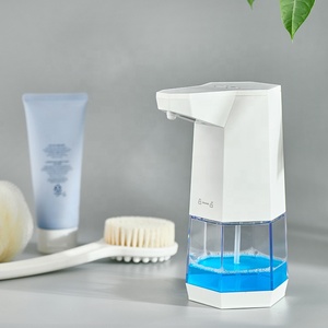 משאבת קצף עומדת 360 מ\\\"ל ללא מגע עם חיישן אוטומטי למילוי סבון נוזלי לשימוש בבתי חולים ובתי מלון, מופעל על ידי סוללות, עמידות למים בתקן IPX4 - Product Image 6