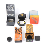 Boîtes d'emballage en papier personnalisées avec impression UV pour contenants en verre rigides de 5g, 7g, 9g pour concentrés, avec inserts en mousse EVA