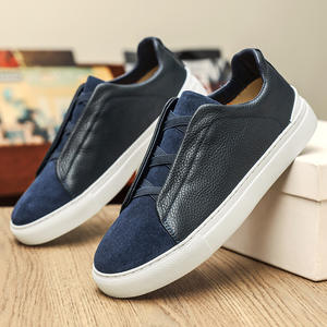 남성용 정품 가죽 보드화, 레트로 가을 겨울 캐주얼 비즈니스 레저 및 도시 스타일링 - Product Image 5