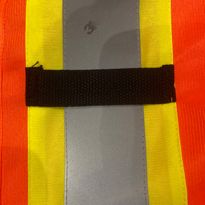 Gilet de sécurité réfléchissant haute visibilité CITICITY pour travaux de topographie, robuste, avec poche à pression et emplacements pour stylos - Product Image 5