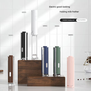 <span class=keywords><strong>Mousseur</strong></span> à lait électrique à main rechargeable Stella Coffee avec support lame automatique en acier inoxydable pour boissons en mousse dans la cuisine - Product Image 5