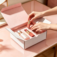 Boîte d'expédition en carton ondulé Kraft, taille personnalisée, imprimée, boutique en ligne, cadeau