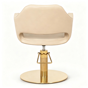 Minimalist Hydraulic Salon Styling <strong>Chair</strong> Gold Stainless Steel Base Adjustable Swivel <strong>Hairdressing</strong> <strong>Chair</strong> for Hair Salon Shop - Product Image 6