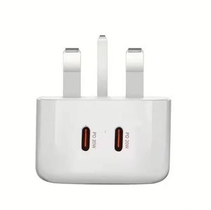 UK Plug PD 40W Wall Charger Dual <b>Type</b>-<b>C</b> PD 20W Mobile Phone <b>Adapter</b> With Retail Box - Product Image 2