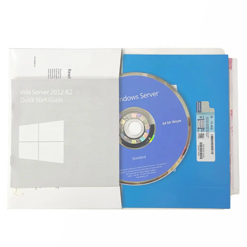 Vincere Svr Std 2012 R2 64bit OS pacchetto software DVD versione completa Drive server standard MSDN licenza professionale chiave multilingue