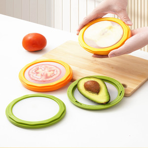 Silicone Fruit and Vegetable <b>Containers</b> for <b>Fridge</b>,Reusable Holder for Food Storage,Fresh Stretch Pods for Food Saver - Product Image 6