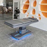 Table de massage électrique de luxe pour cils, mobilier de salon, lit facial réglable conçu spécifiquement pour les salons de beauté