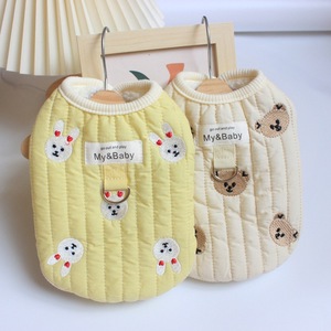 Ropa para Mascotas al por Mayor, Chaleco Grueso de Otoño e Invierno para Perros Teddy, Pomeranian y Perros Pequeños - Correa e Invierno - Product Image 1