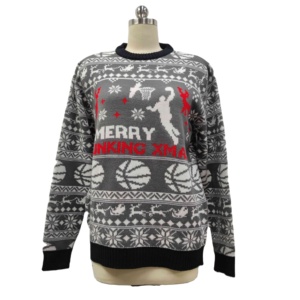 Suéter Deportivo Navideño Promocional de Algodón Tejido con Cuello Redondo, Personalizado, Unisex, Precio Económico de Fábrica - Product Image 2