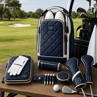 Set de Organizador de Viaje para Golf Acolchado con Logotipo Personalizado, Bolsa para Zapatos, Fundas para Palos y Colección de Accesorios para Club de Golf